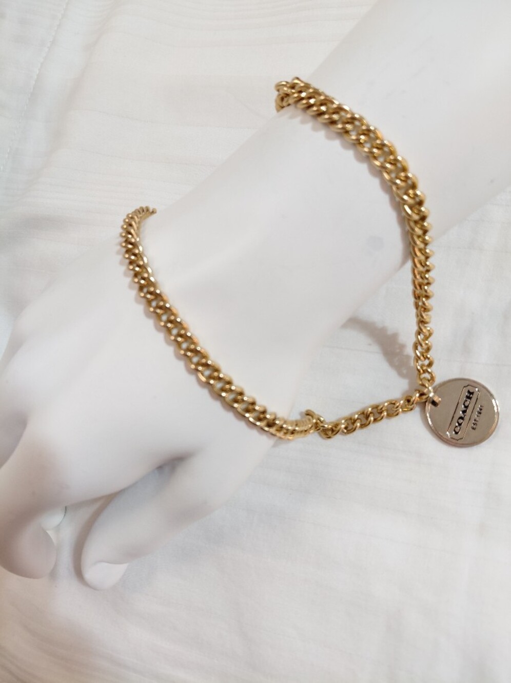 Coach Gold Charm Necklace - Picture 4 of 6